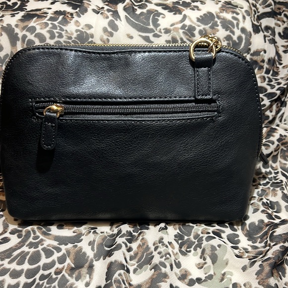 NWT LIKE DREAMS BLACK VEGAN PURSE - Picture 4 of 15